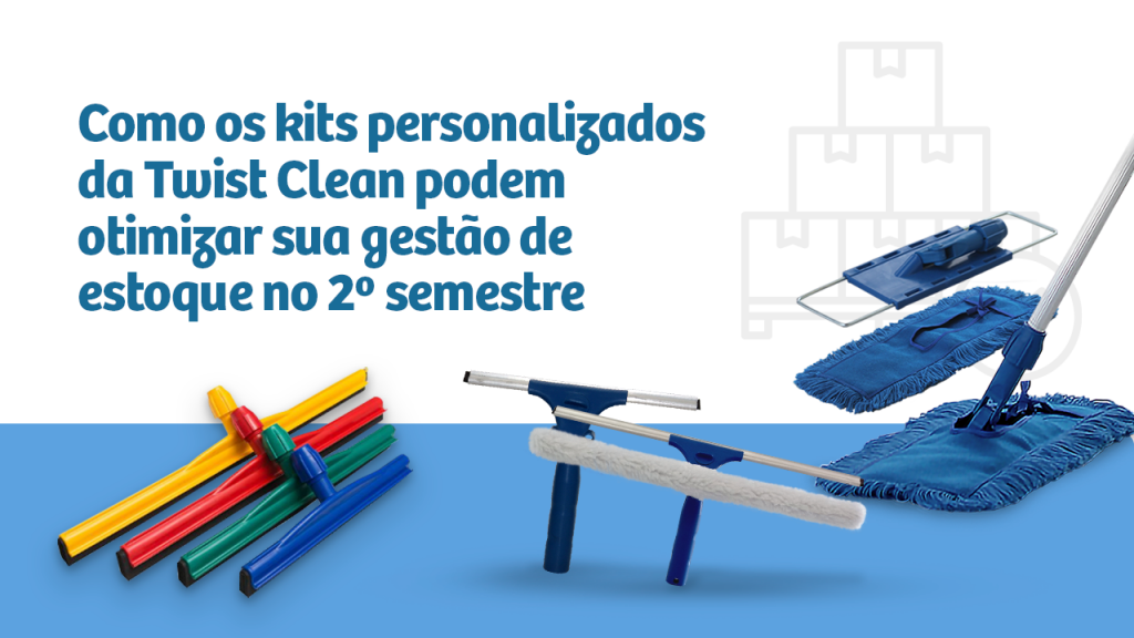 kits de limpeza personalizados